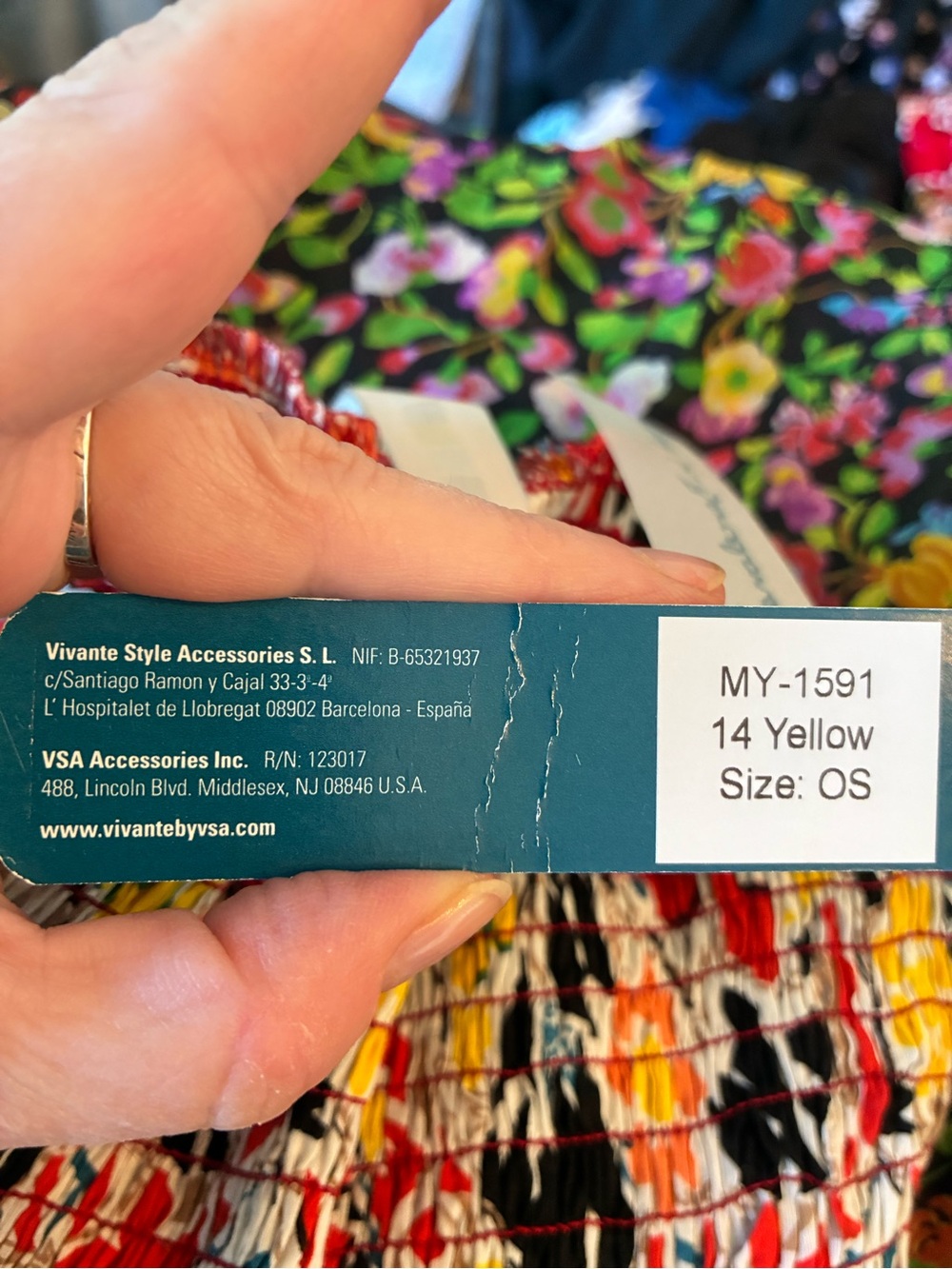 Vivante Barcelona NWT Smocked Strapless Floral Print Mini Sundress OS - Picture 8 of 9